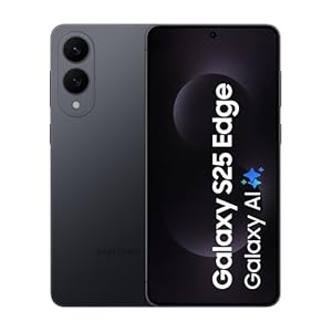 Samsung Galaxy S25 Edge 5G AI Smartphone (Titanium JetBlack, 12GB RAM, 256GB Storage) | Precision Built with Titanium | Ultra-Sleek and Premium with a 200 MP Camera | Snapdragon 8 Elite for Galaxy